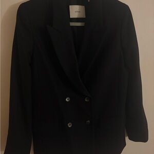 Aritzia Wilfred Classic Black Blazer